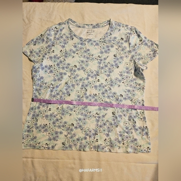 Studio Works Light Purple n Blue Top - Picture 4 of 6